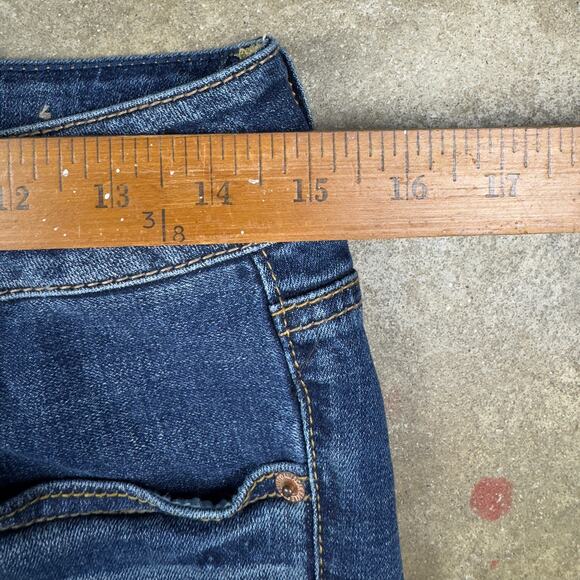 American Eagle Artist Jeans Women’s 6 Flare Super Stretch Blue Denim - Picture 9 of 12